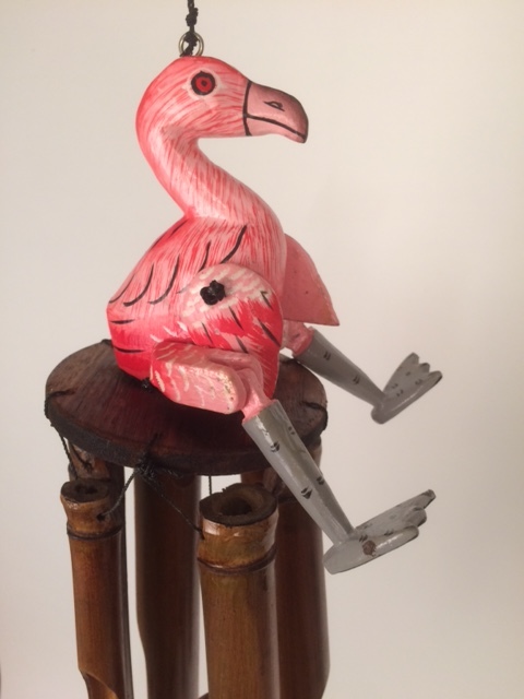 Flamingo bamboe windgong