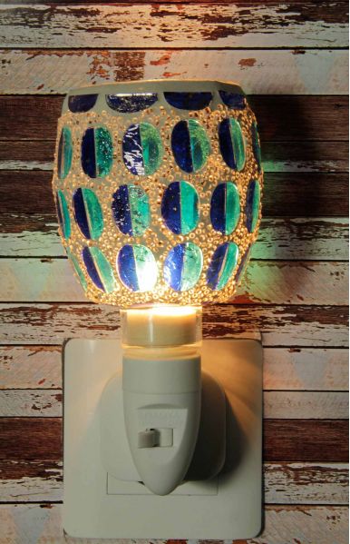 Onleesbaar Verbanning Maryanne Jones Nachtlampje mozaiek blauw Night Light Collection – Zus & Zo Oostburg |  Unieke cadeau's vindt u hier!