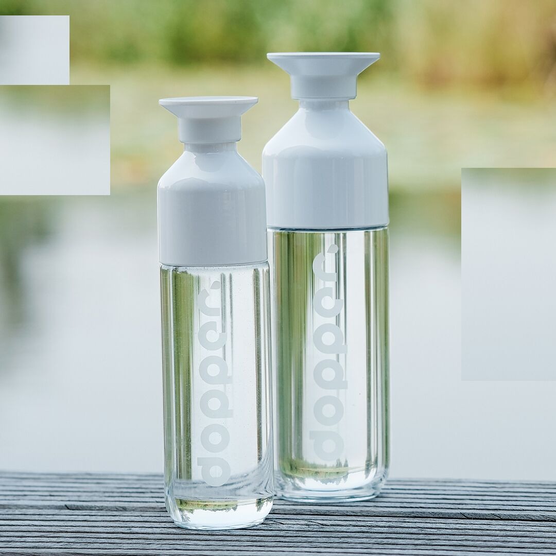 Verouderd Zonder twijfel negatief Dopper Glass Insulated waterfles 450ml - Zus & Zo Oostburg | Unieke  cadeau's vindt u hier!